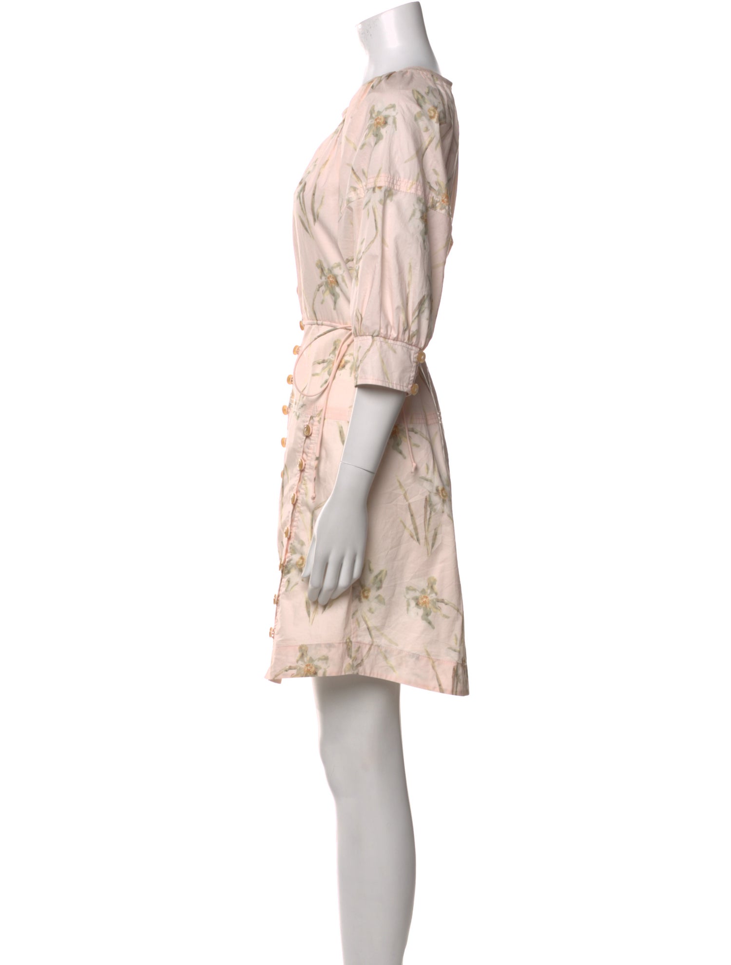 Rebecca Taylor Floral Print Mini Dress