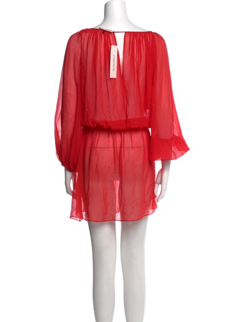 Rebecca Taylor V-Neck Mini Dress