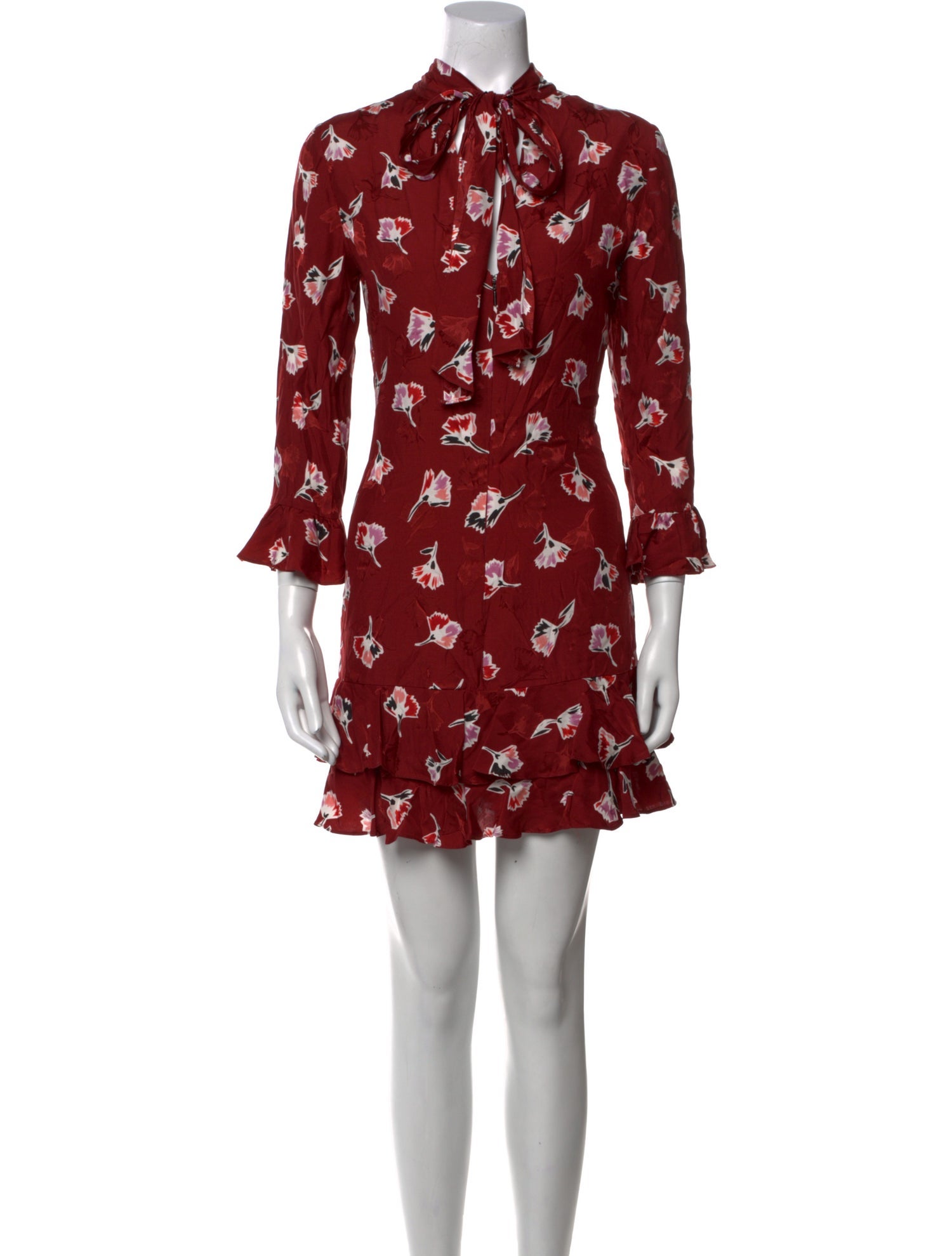 Rebecca Taylor Floral Print Mini Dress
