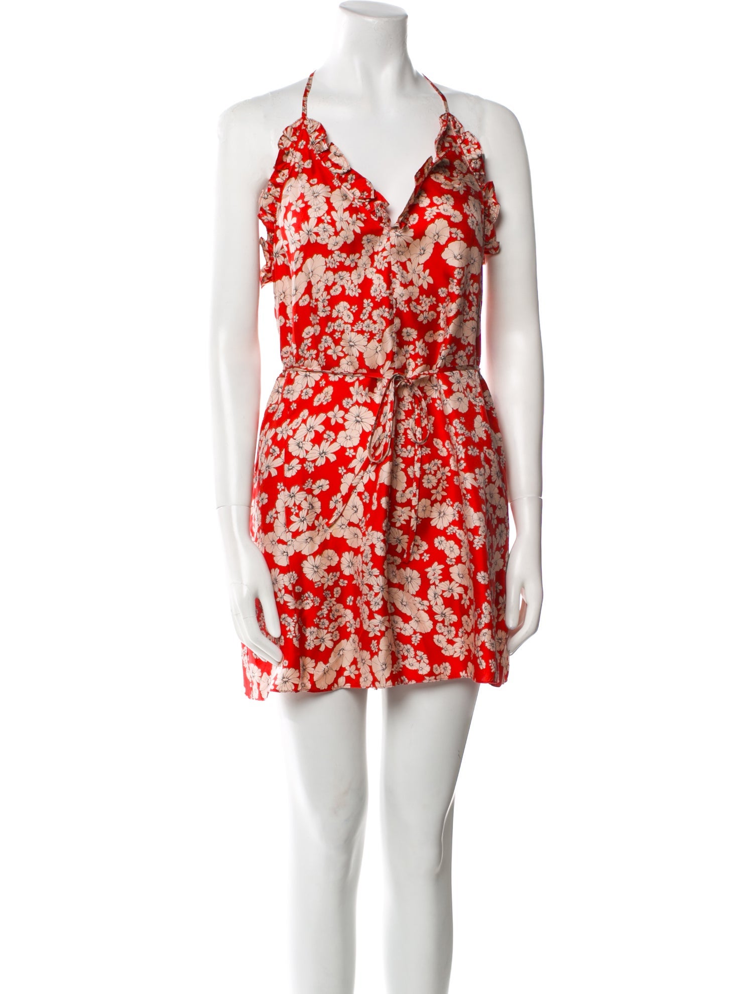 Rebecca Taylor Silk Floral Print Romper