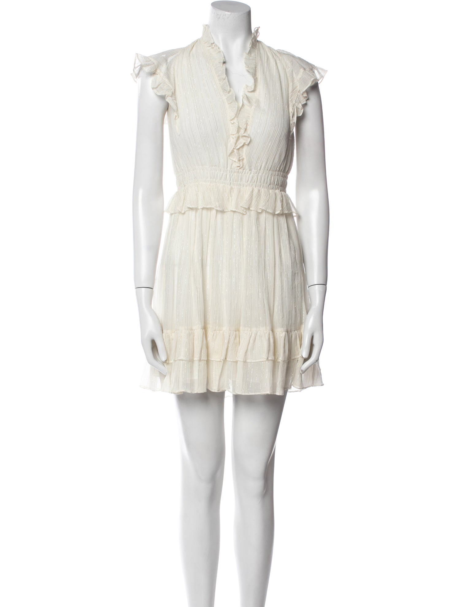 Rebecca Taylor V-Neck Mini Dress