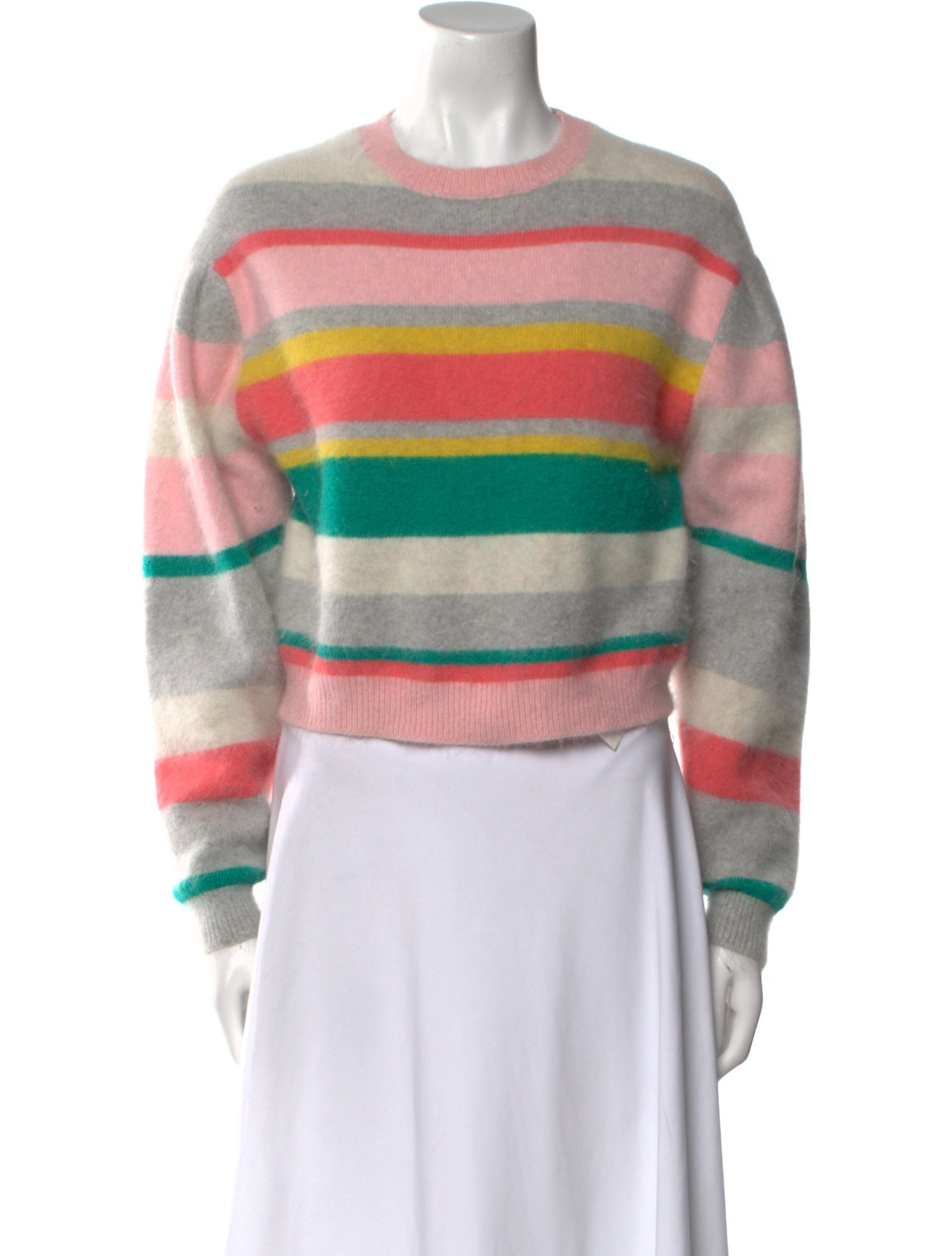 Rebecca Taylor Angora Striped Sweater