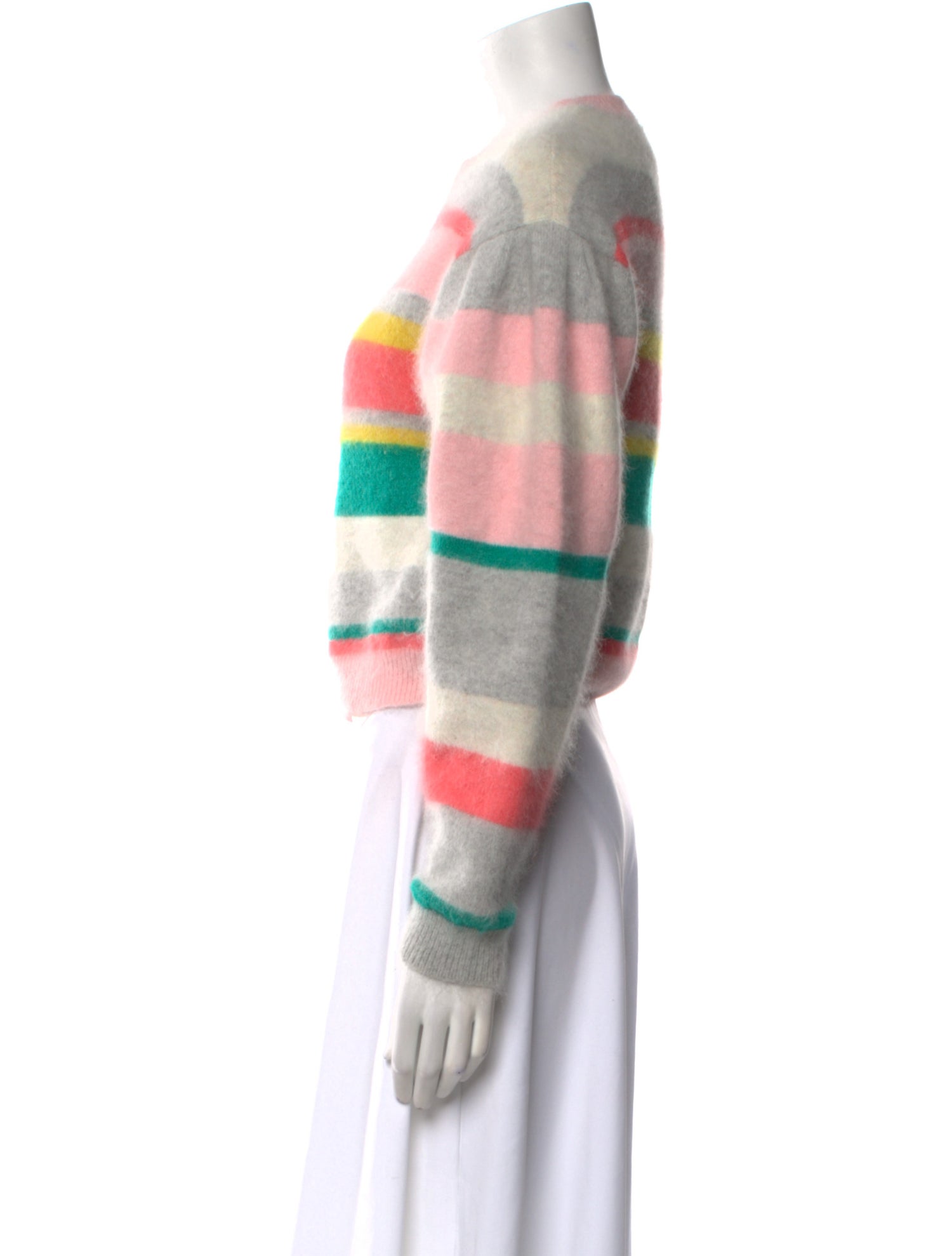Rebecca Taylor Angora Striped Sweater