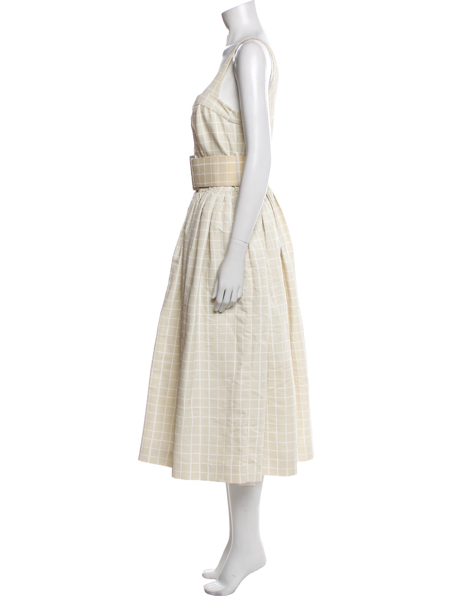 Rebecca Taylor Plaid Print Long Dress