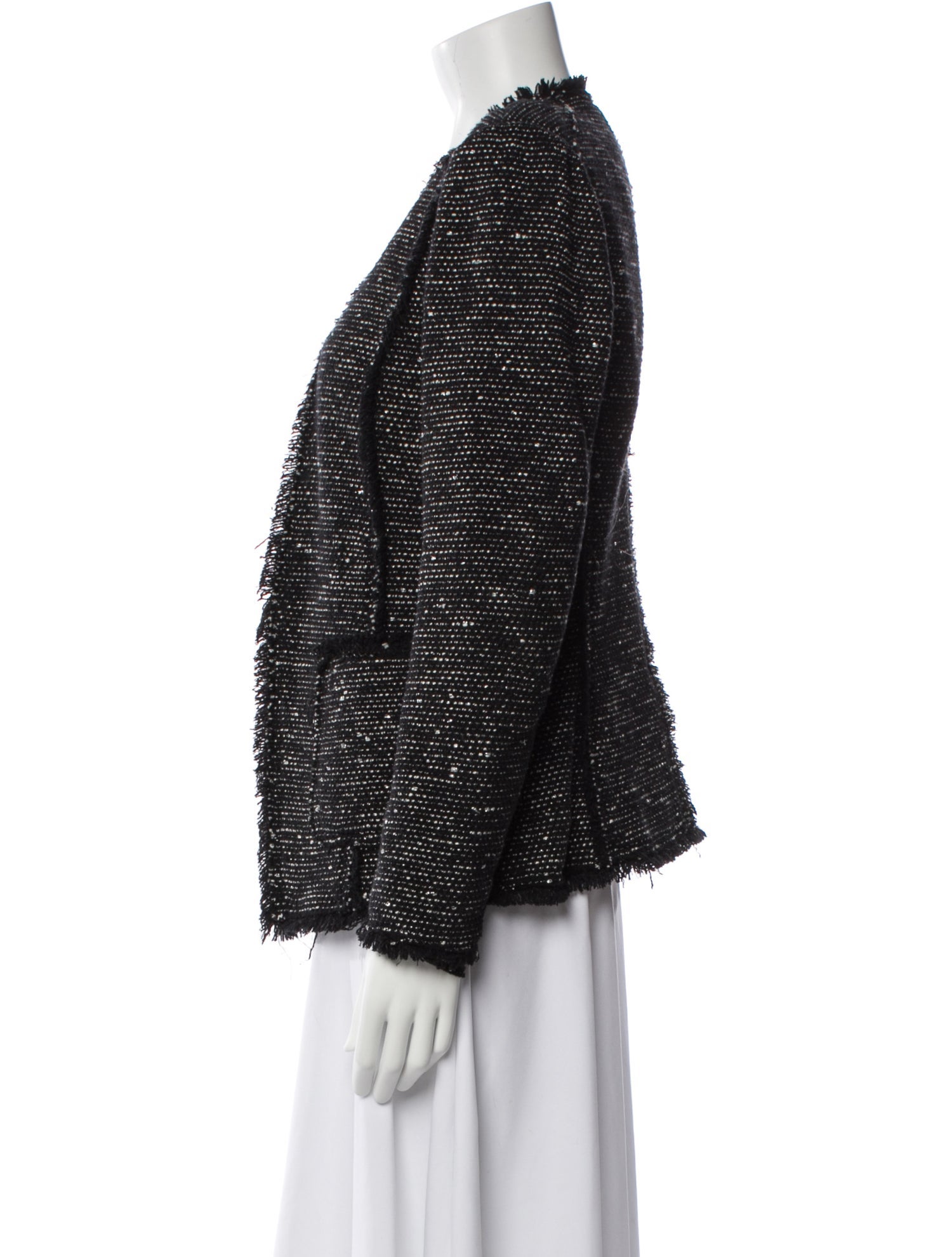 Rebecca Taylor Striped Evening Jacket