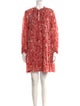 Rebecca Taylor Paisley Print Mini Dress
