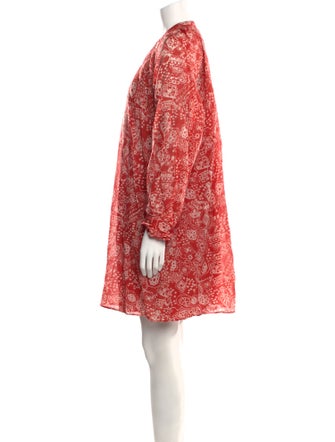 Rebecca Taylor Paisley Print Mini Dress