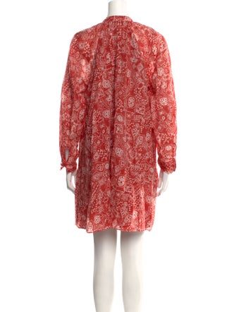 Rebecca Taylor Paisley Print Mini Dress
