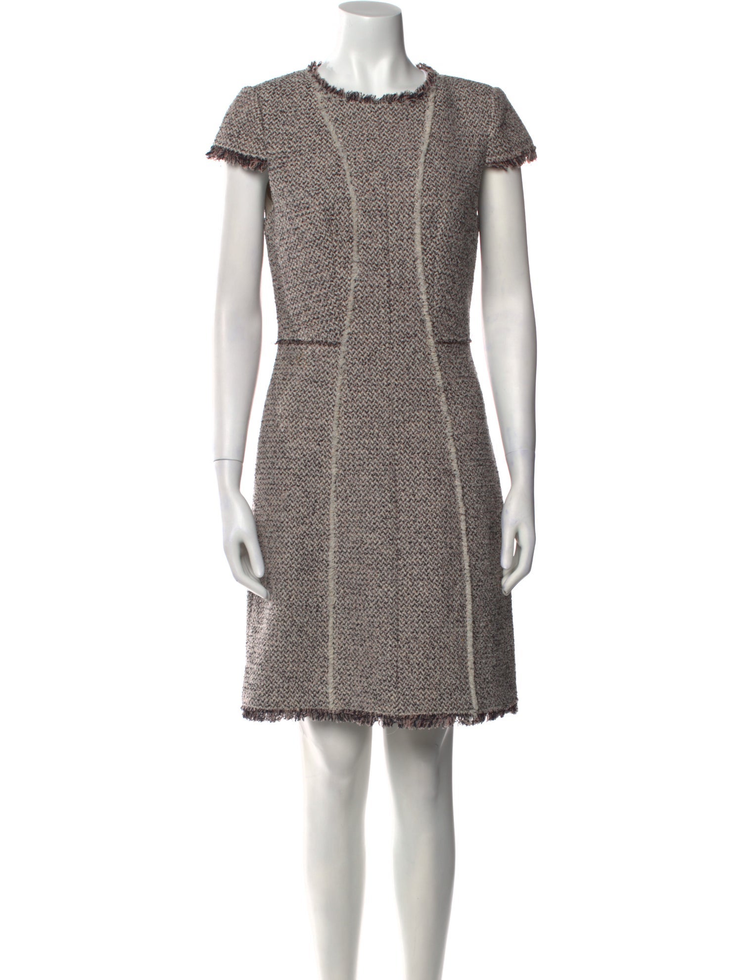 Rebecca Taylor Bateau Neckline Knee-Length Dress