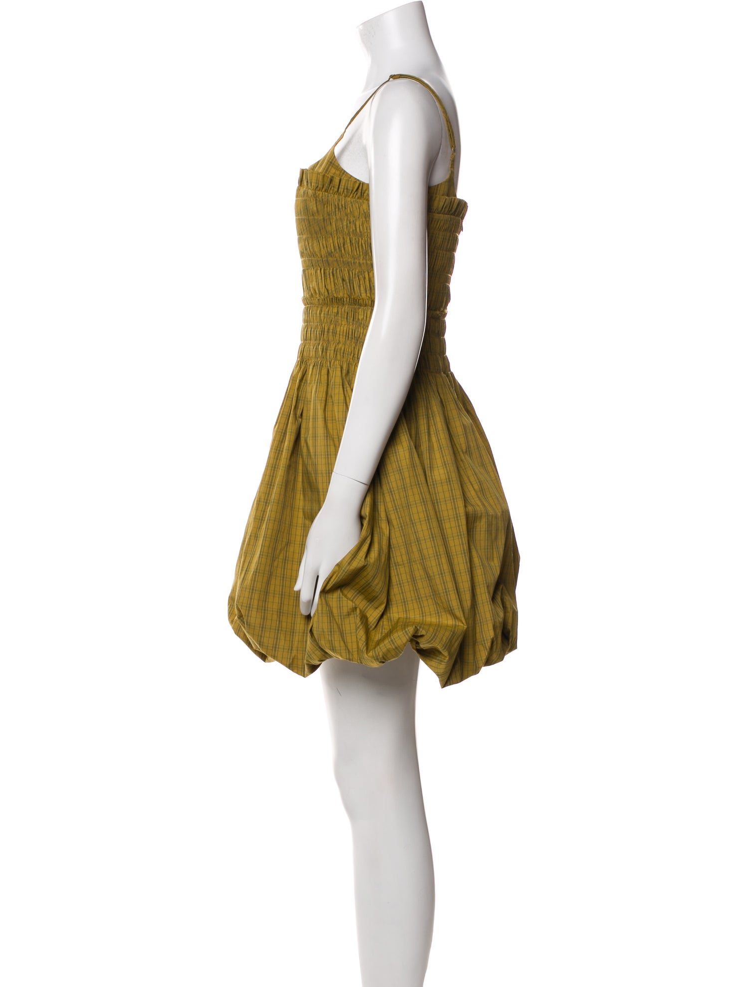 Rebecca Taylor Square Neckline Mini Dress