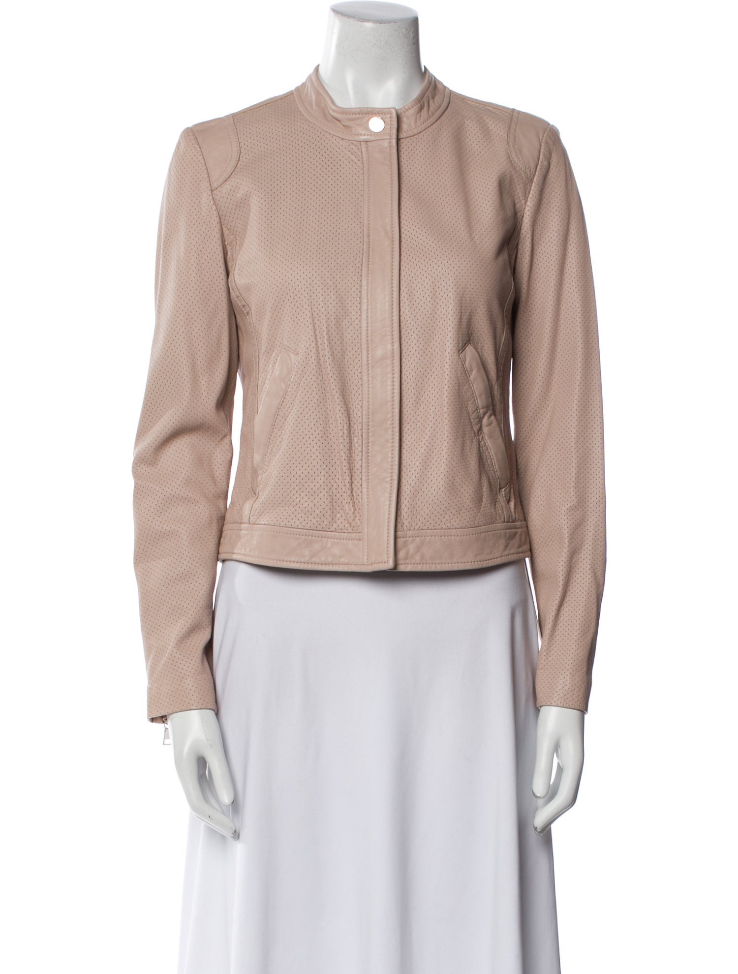 Rebecca Taylor Lamb Leather Evening Jacket