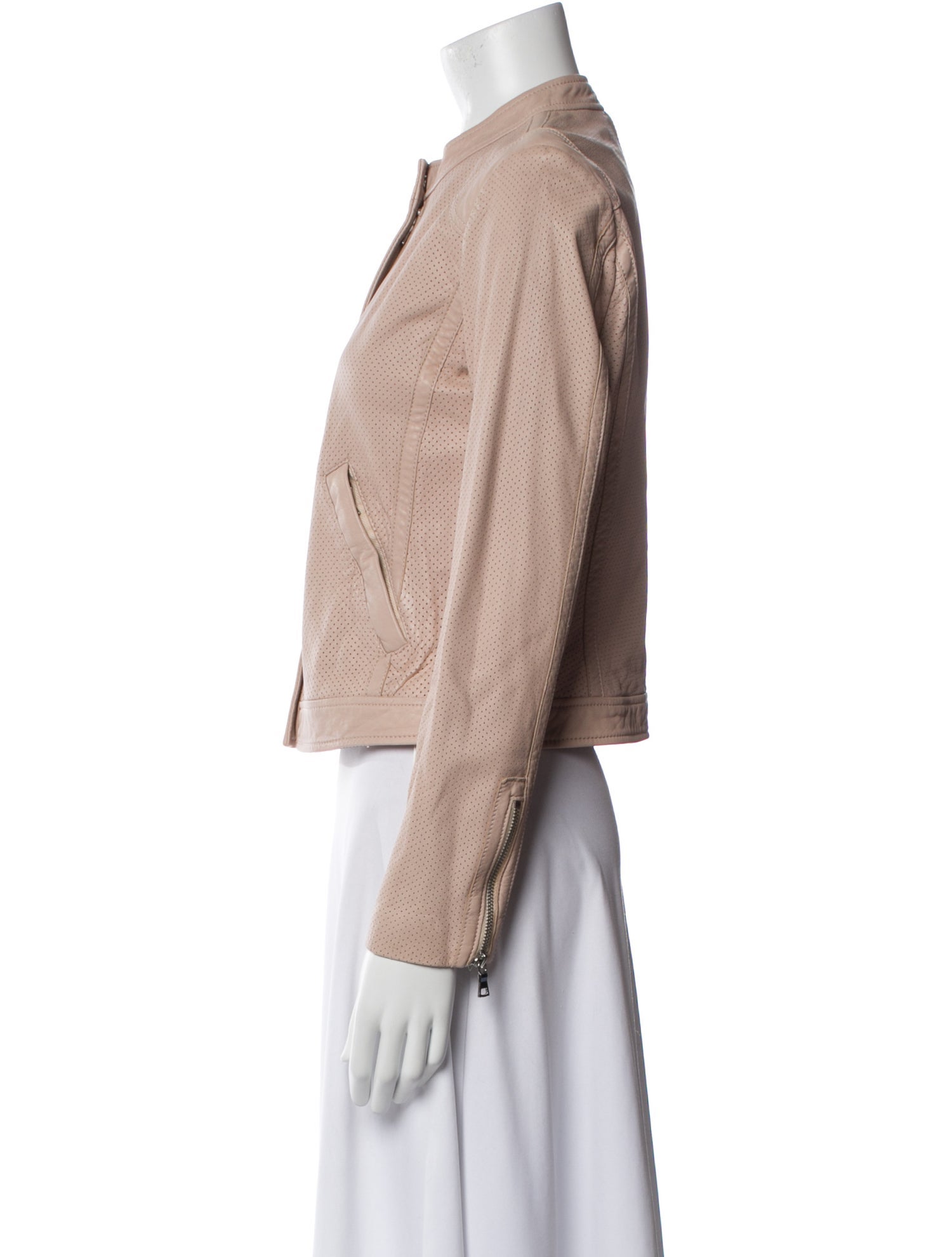 Rebecca Taylor Lamb Leather Evening Jacket