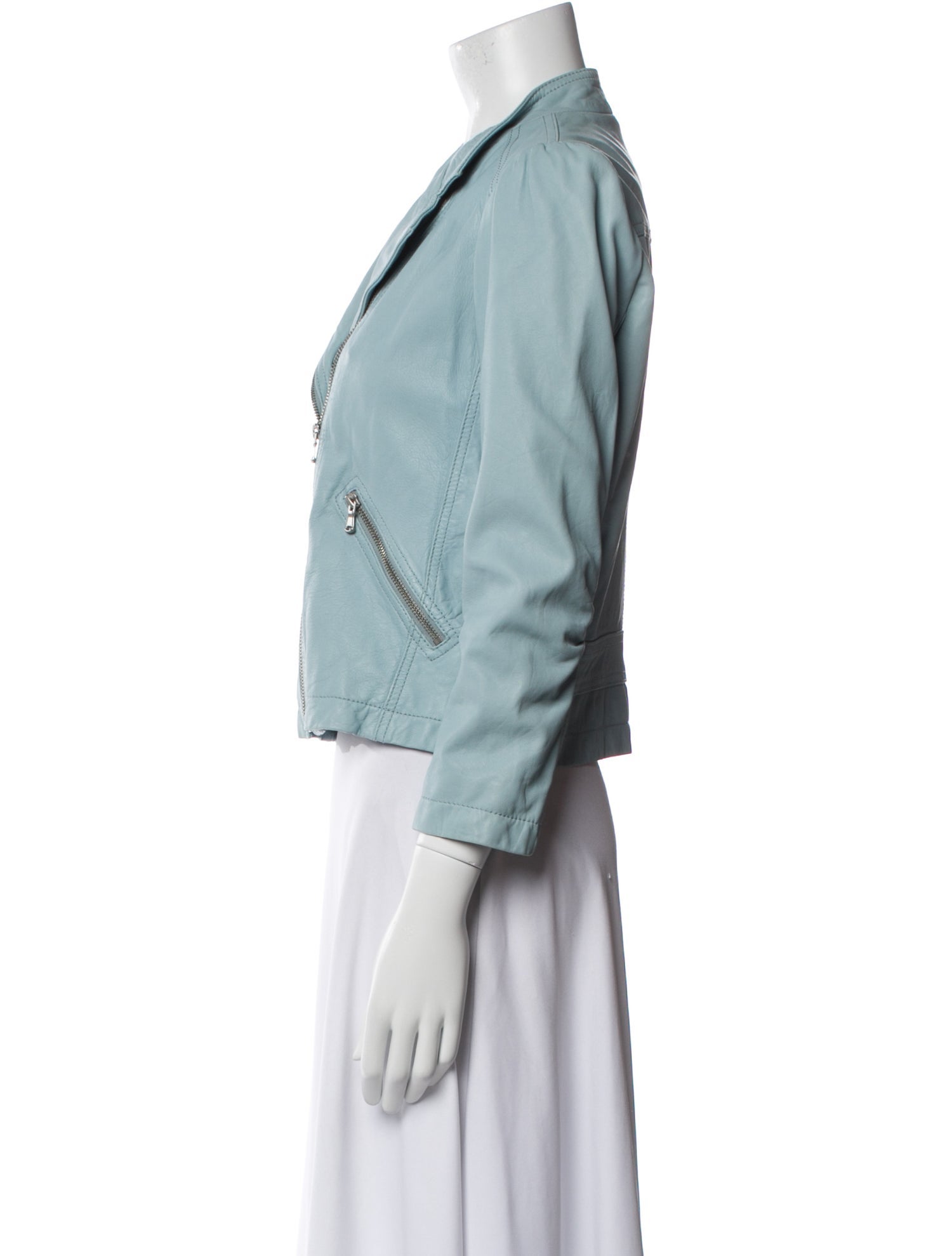 Rebecca Taylor Lamb Leather Biker Jacket