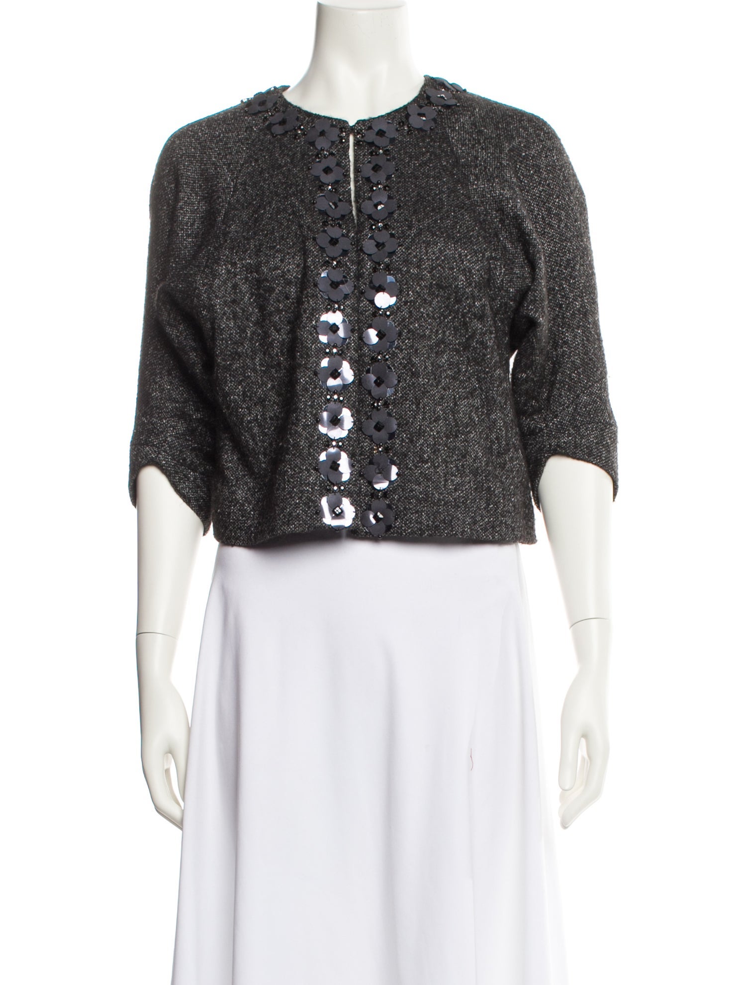 Rebecca Taylor Wool Printed Jacket