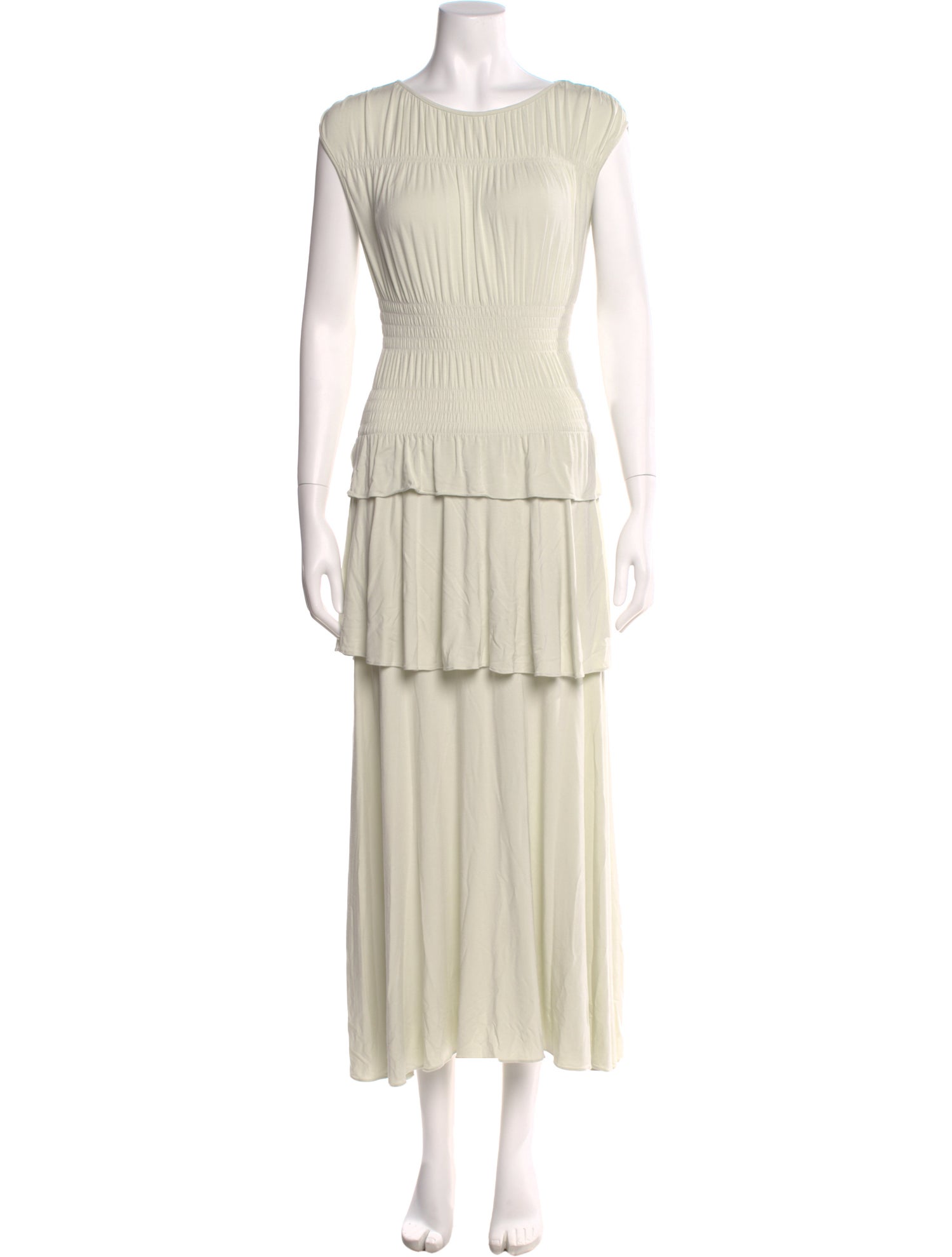 Rebecca Taylor Scoop Neck Long Dress