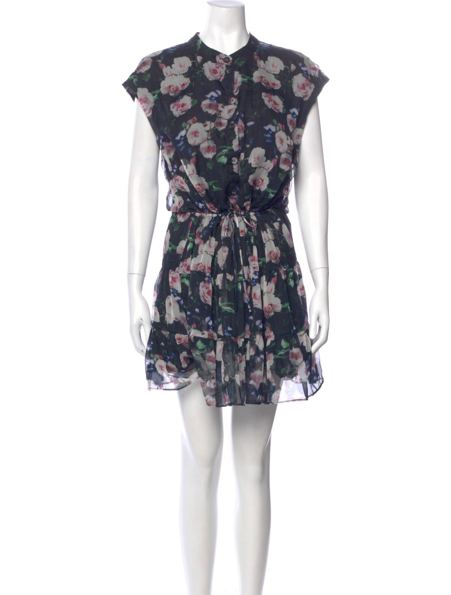Rebecca Taylor Floral Print Mini Dress
