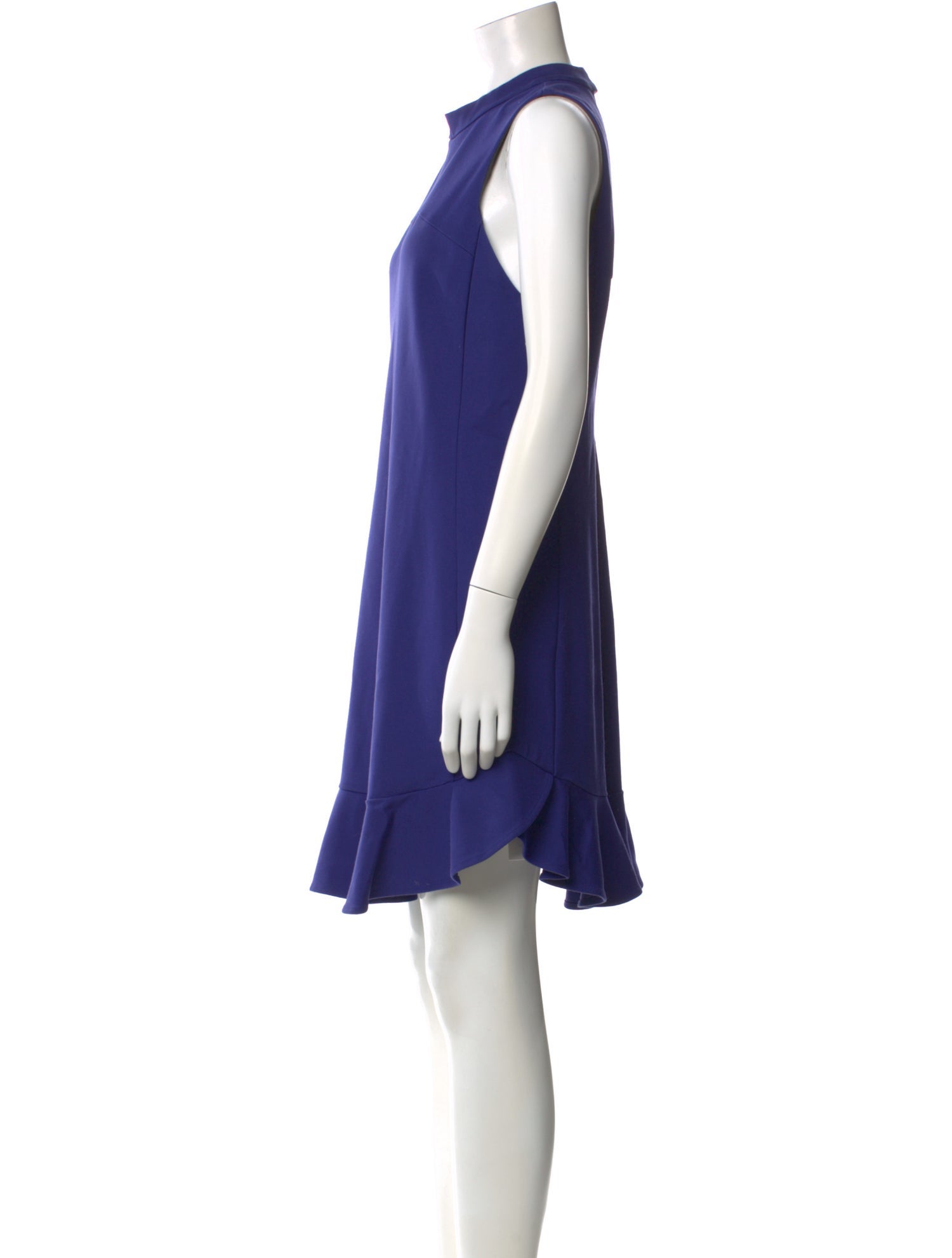 Rebecca Taylor Mock Neck Knee-Length Dress
