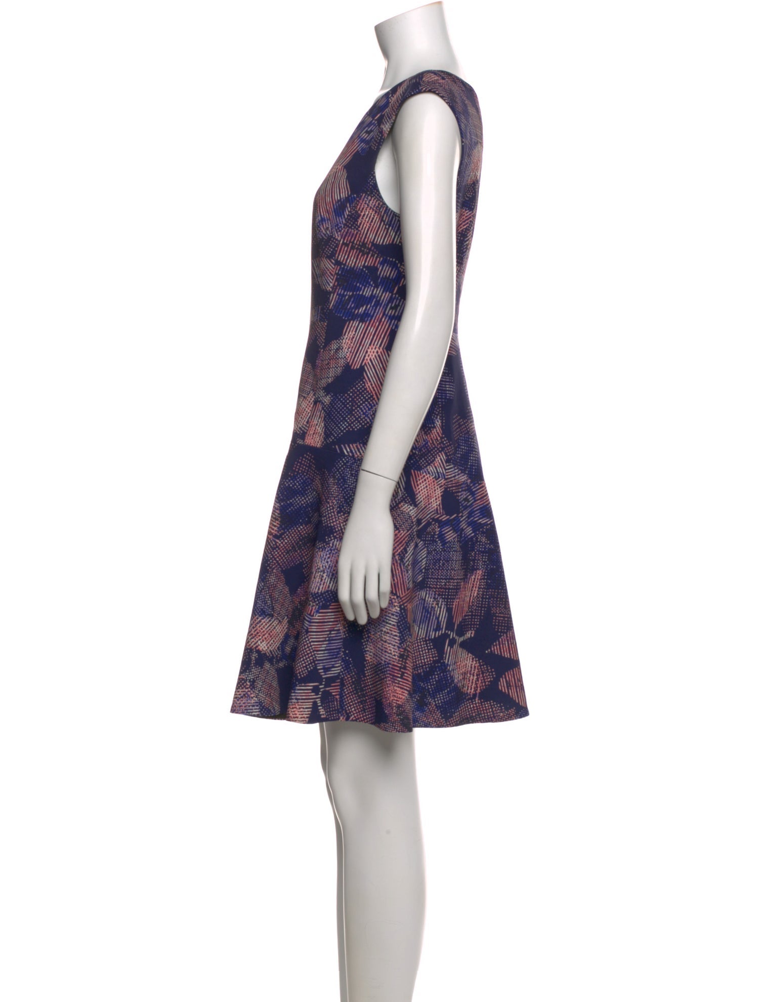 Rebecca Taylor Tie-Dye Print Mini Dress