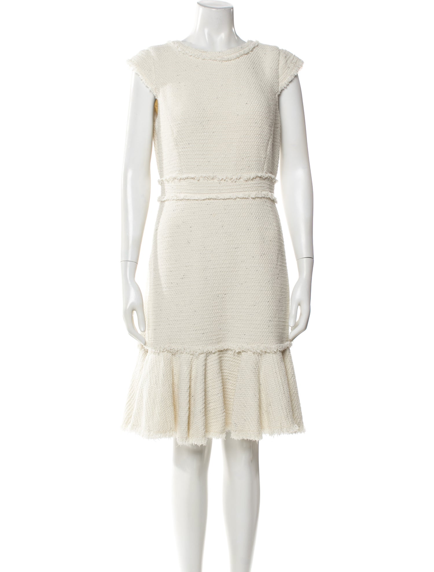 Rebecca Taylor Crew Neck Knee-Length Dress