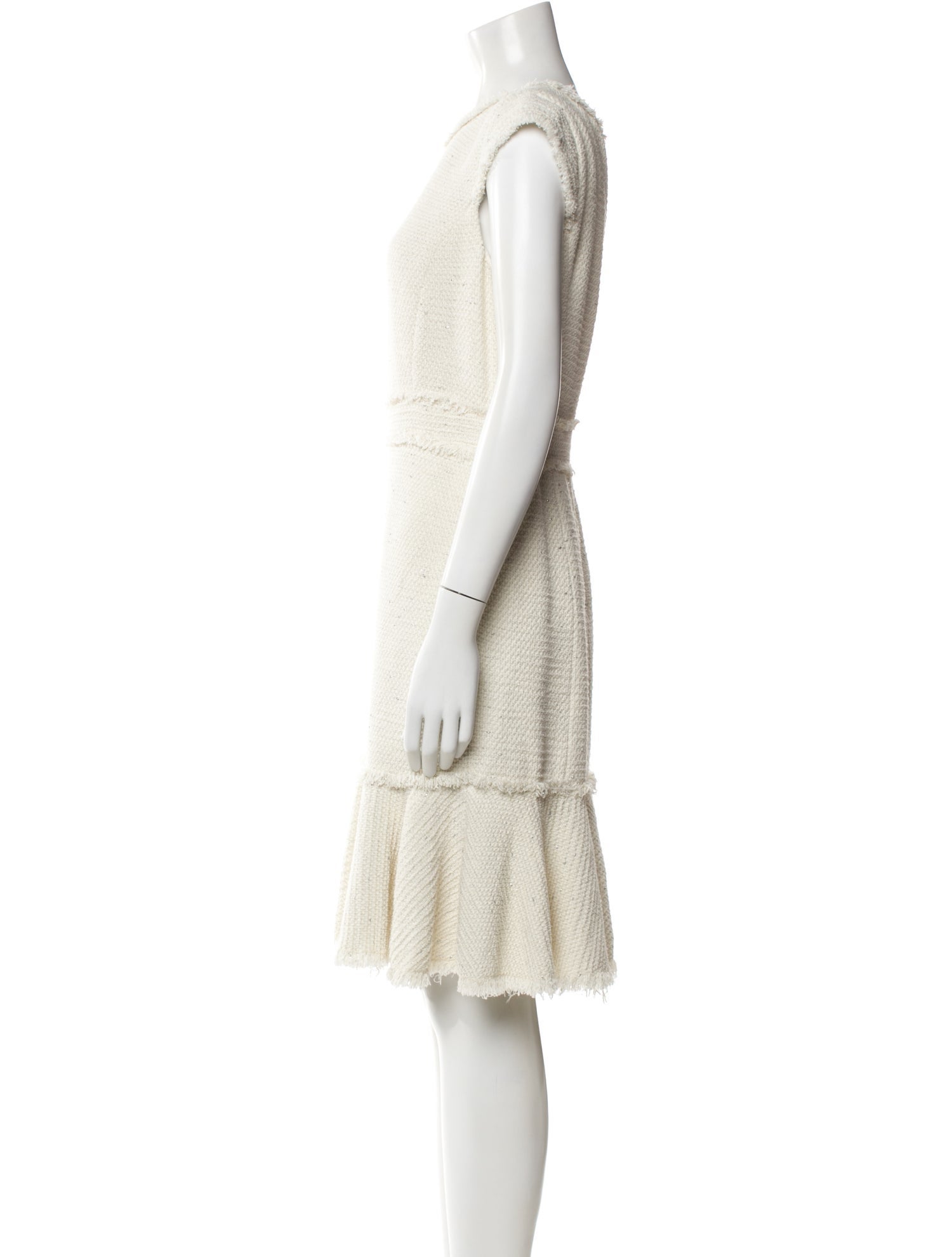 Rebecca Taylor Crew Neck Knee-Length Dress