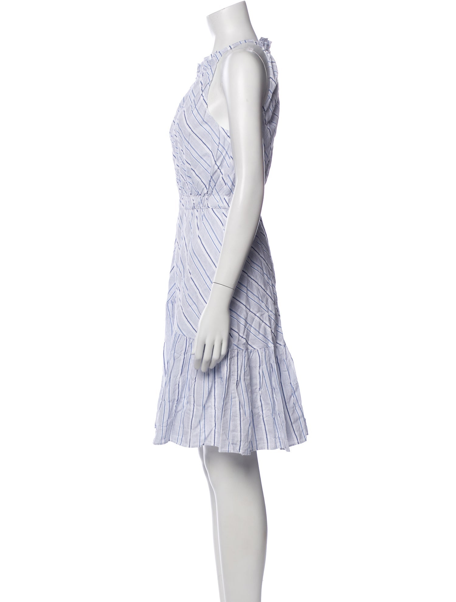 Rebecca Taylor Striped Knee-Length Dress