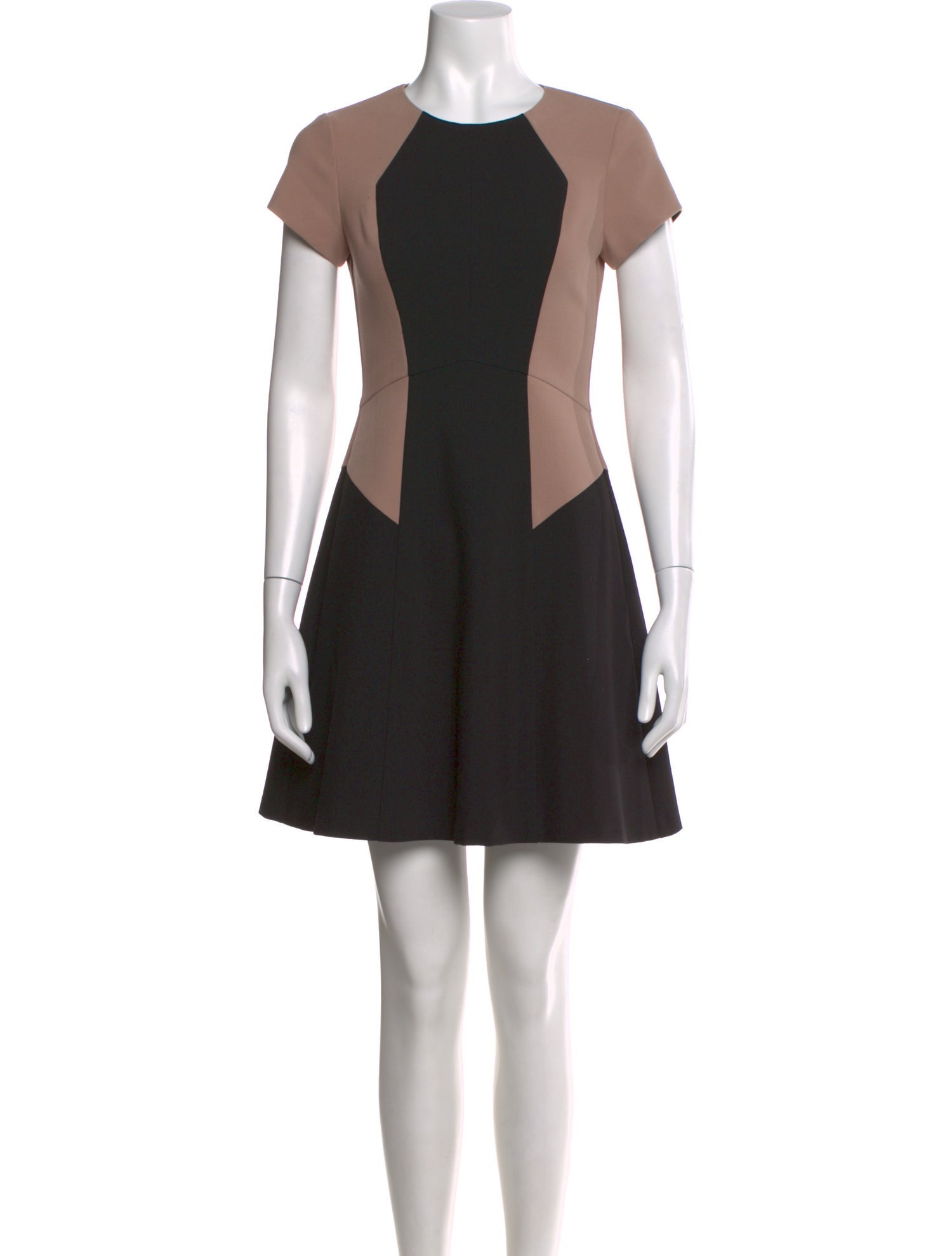 Rebecca Taylor Colorblock Pattern Mini Dress