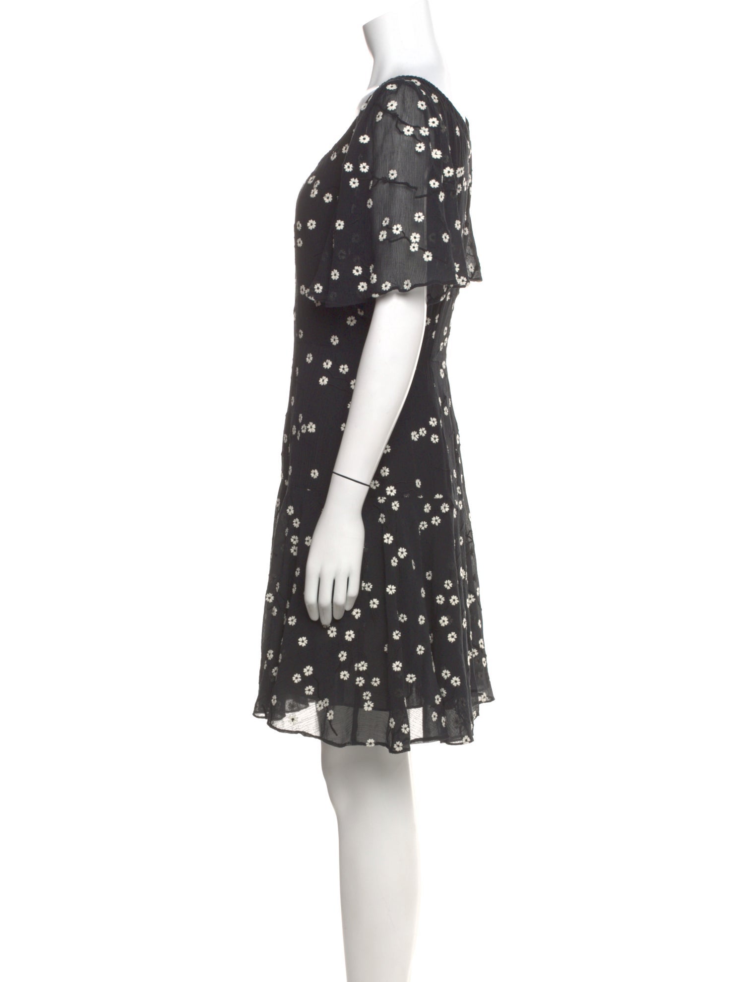 Rebecca Taylor Floral Print Mini Dress