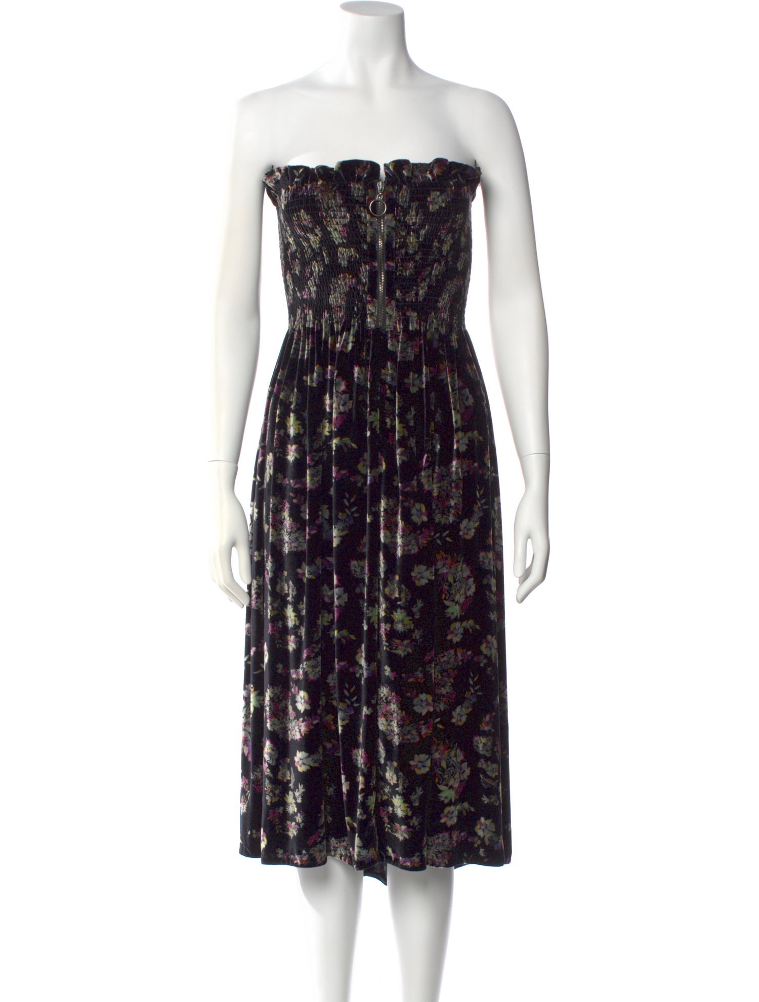 Rebecca Taylor Floral Print Knee-Length Dress