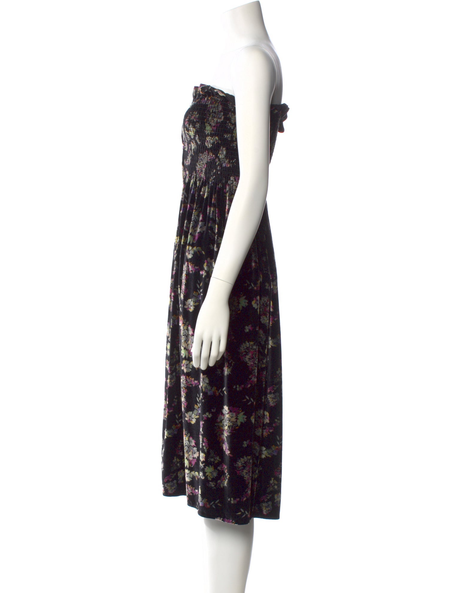 Rebecca Taylor Floral Print Knee-Length Dress