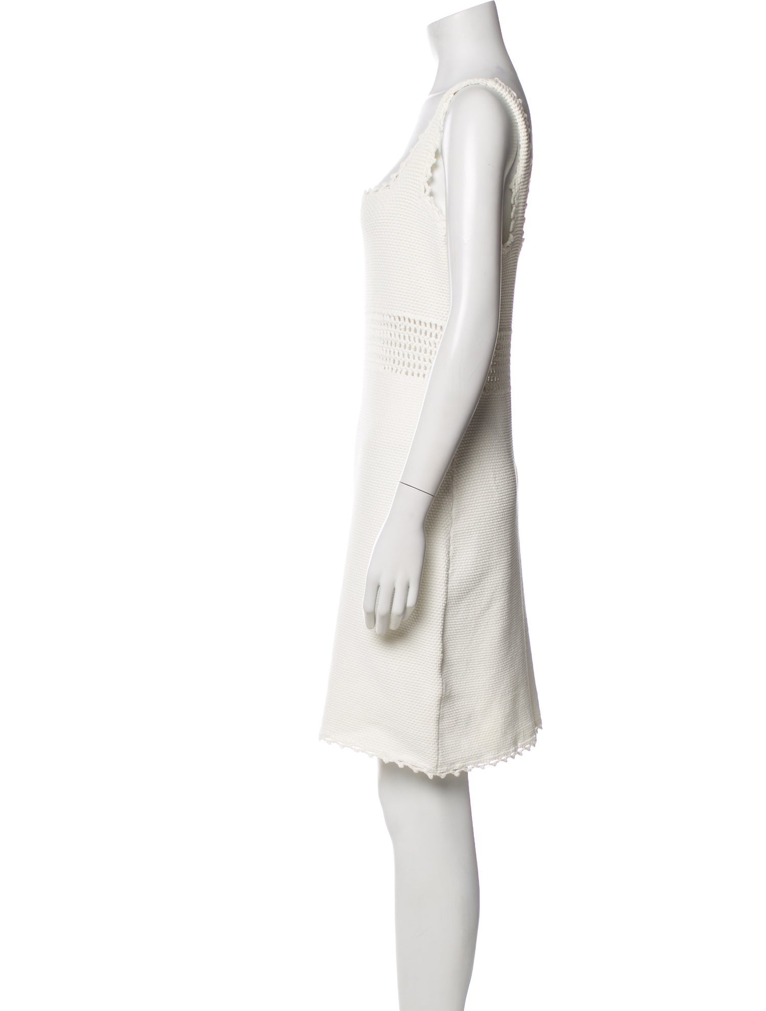 Rebecca Taylor Square Neckline Mini Dress