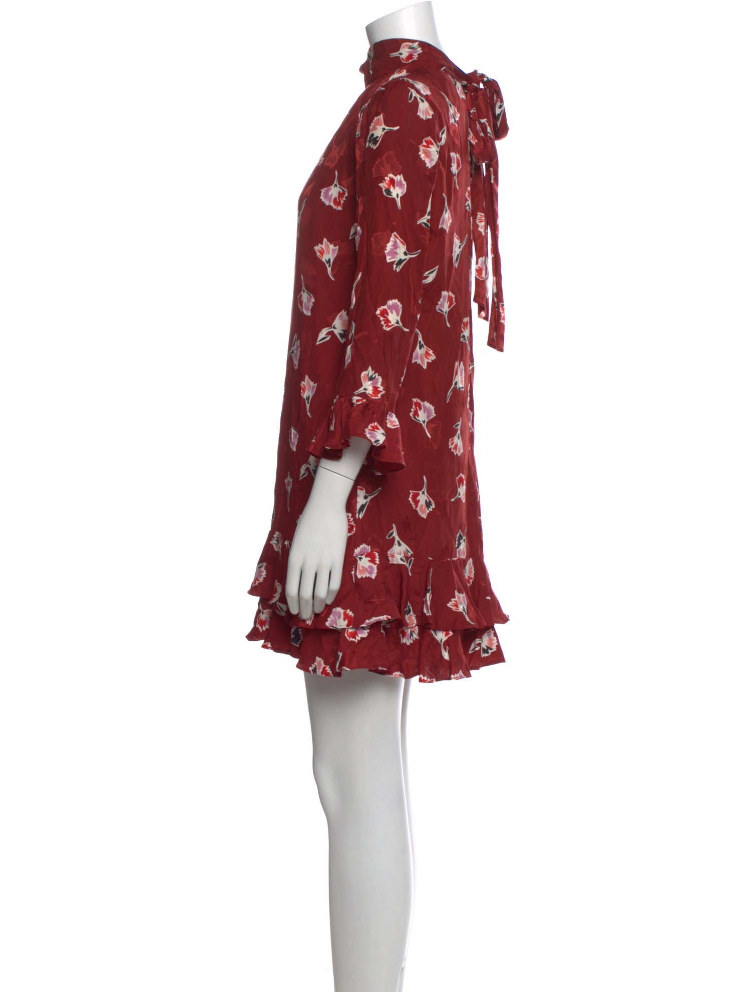 Rebecca Taylor Floral Print Mini Dress