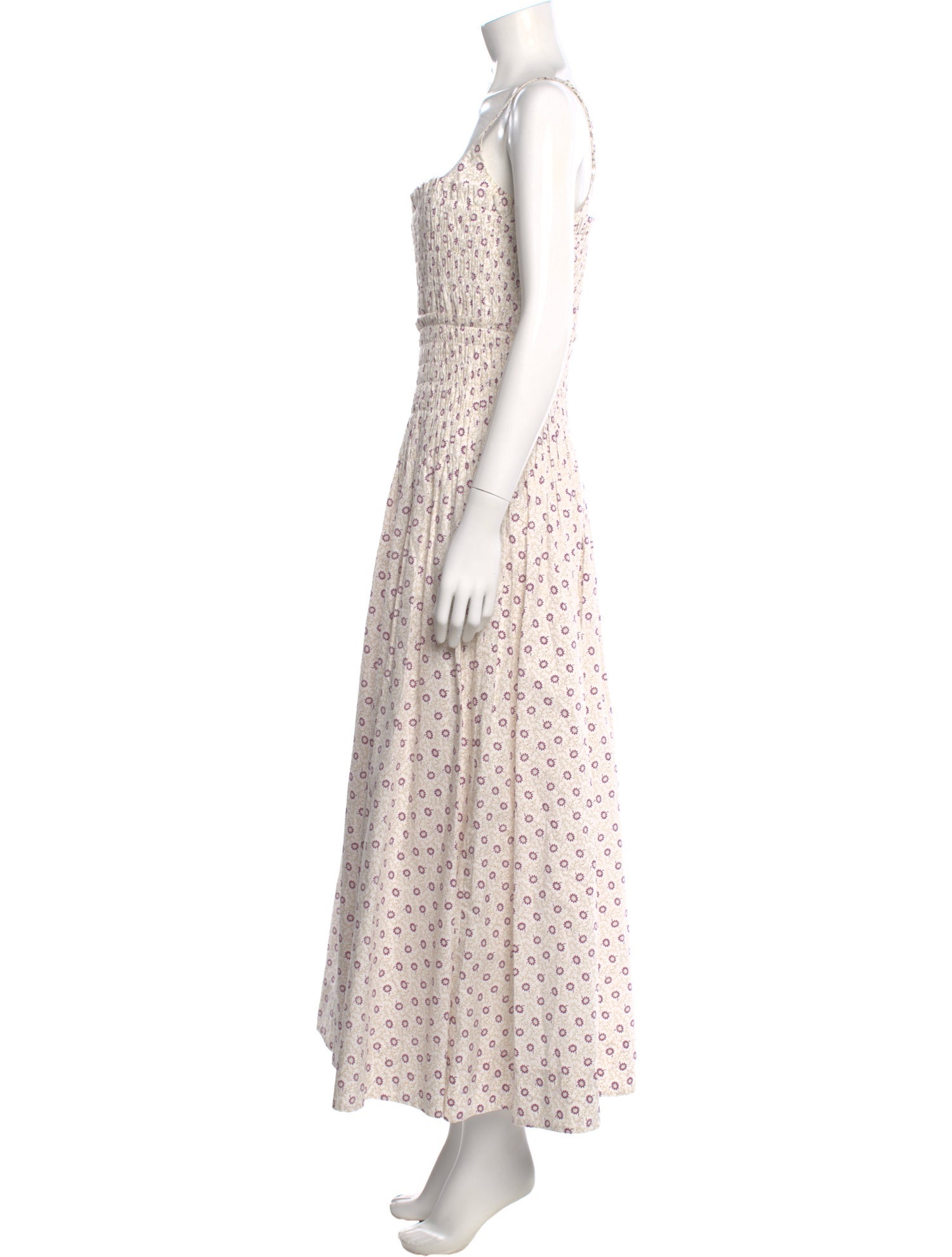 Rebecca Taylor Floral Print Long Dress