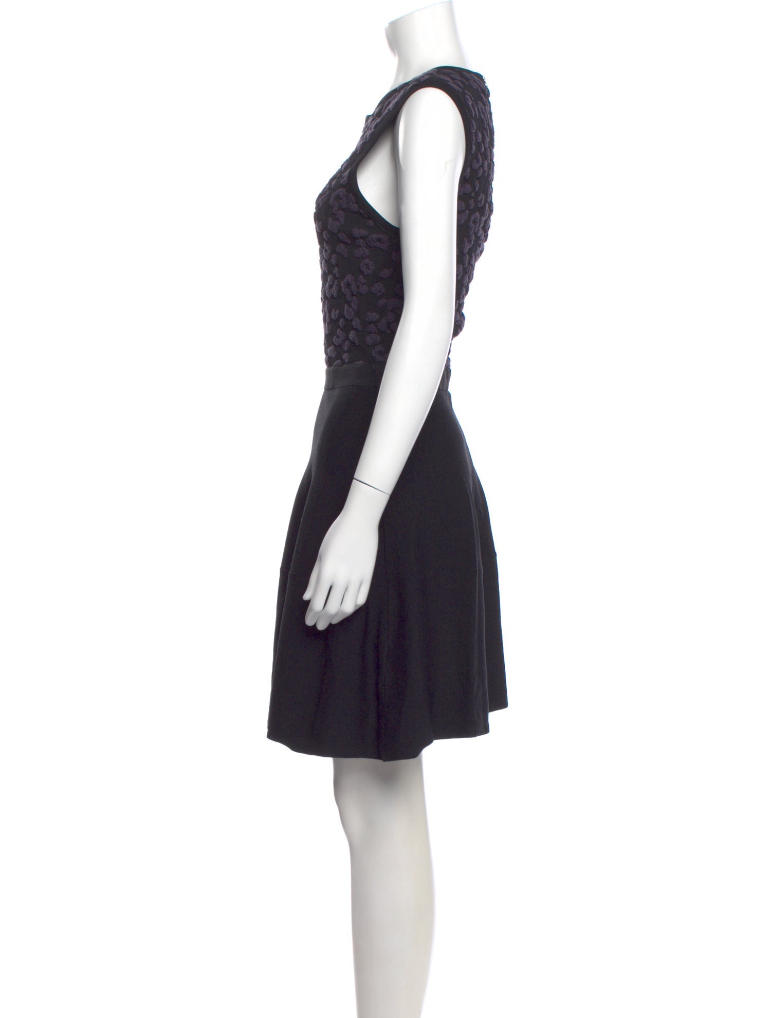 Rebecca Taylor Crew Neck Mini Dress