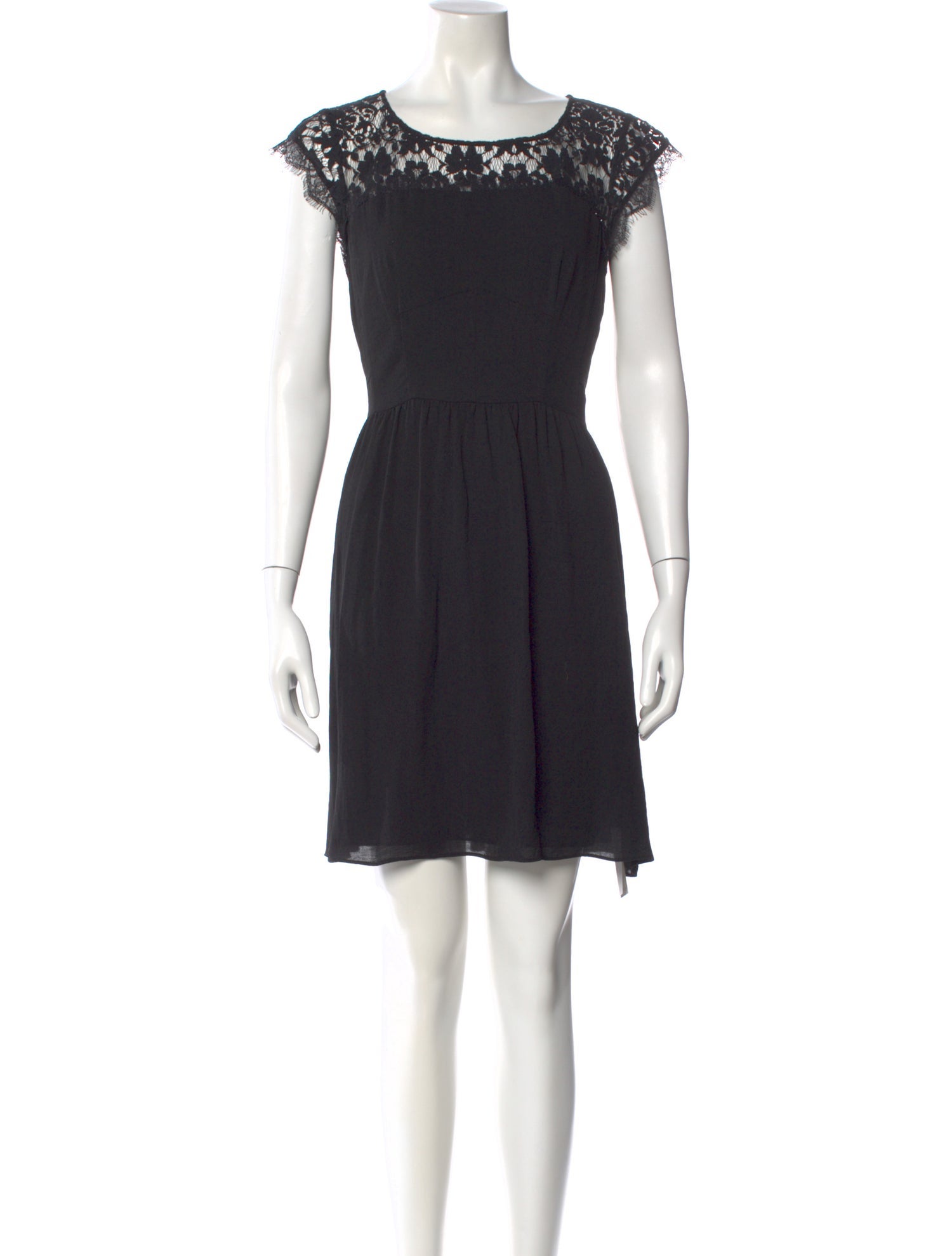Rebecca Taylor Scoop Neck Mini Dress