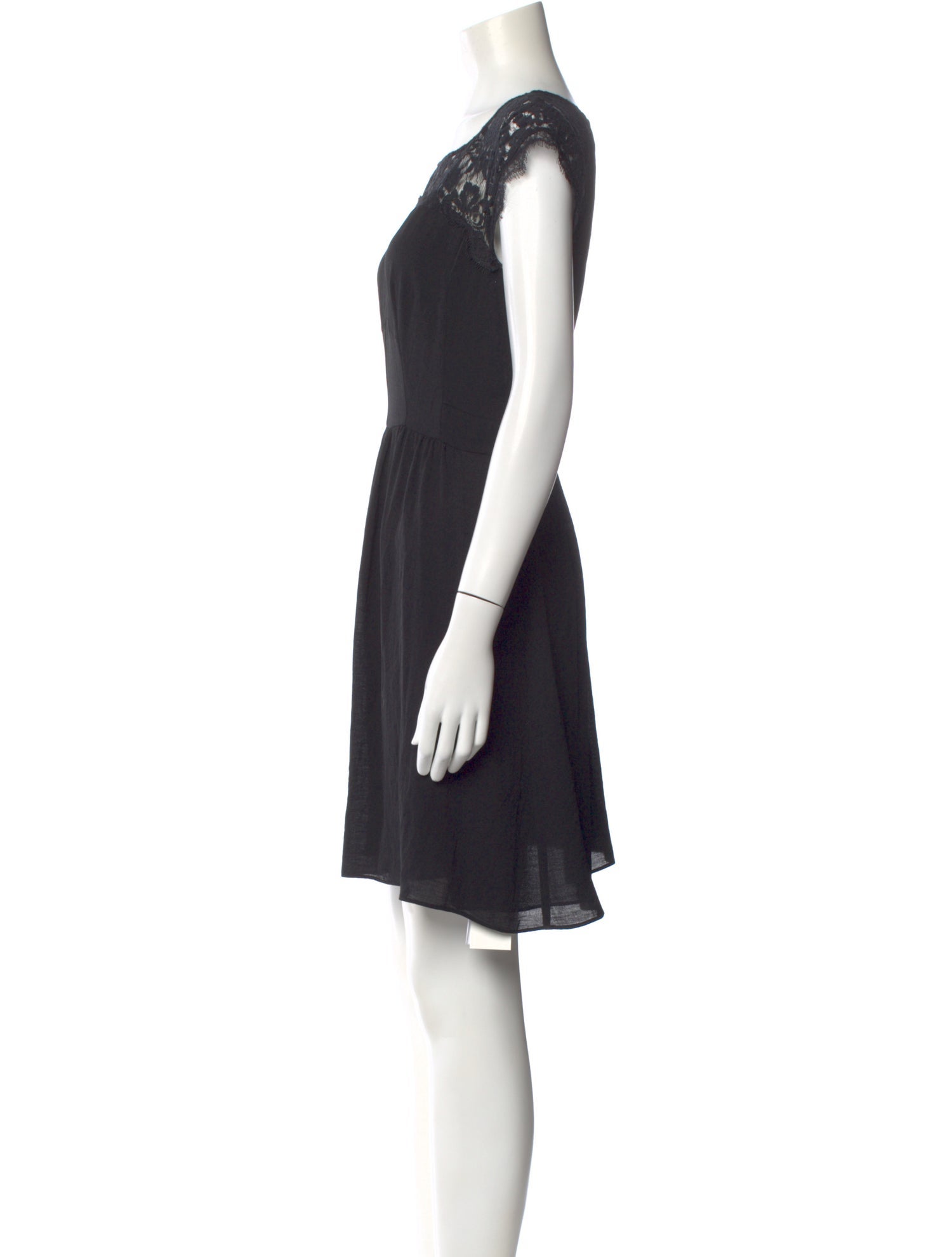 Rebecca Taylor Scoop Neck Mini Dress