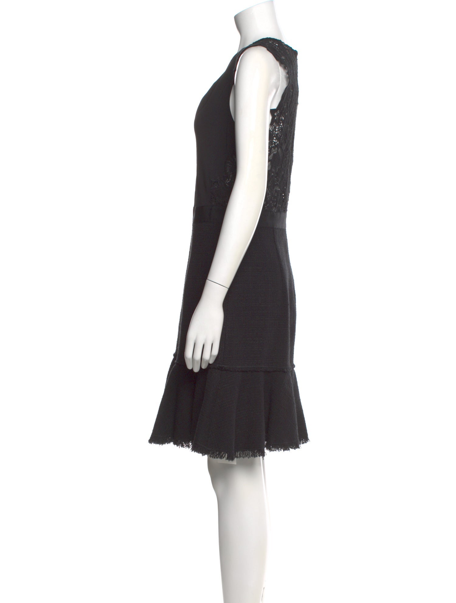 Rebecca Taylor V-Neck Knee-Length Dress