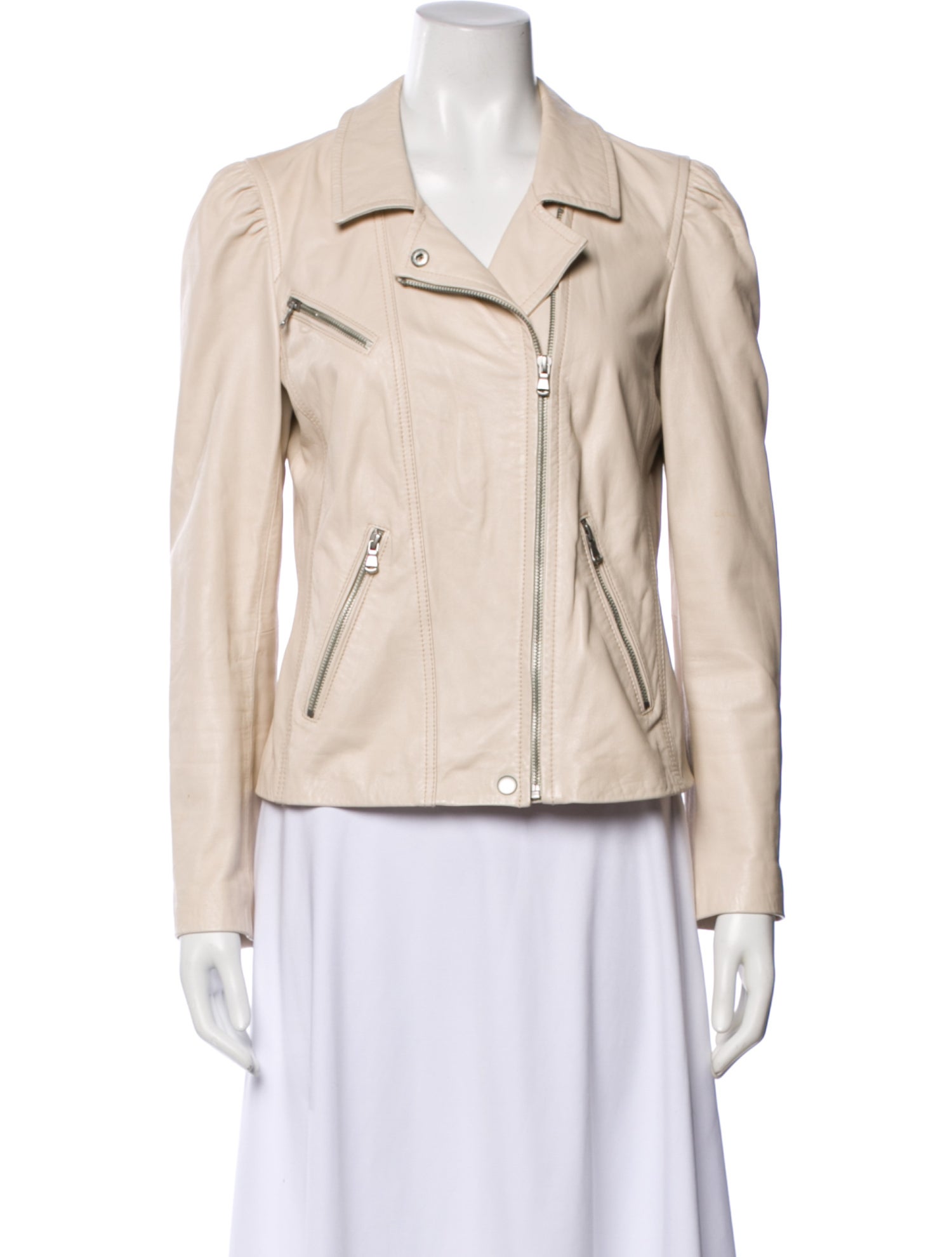 Rebecca Taylor Lamb Leather Biker Jacket