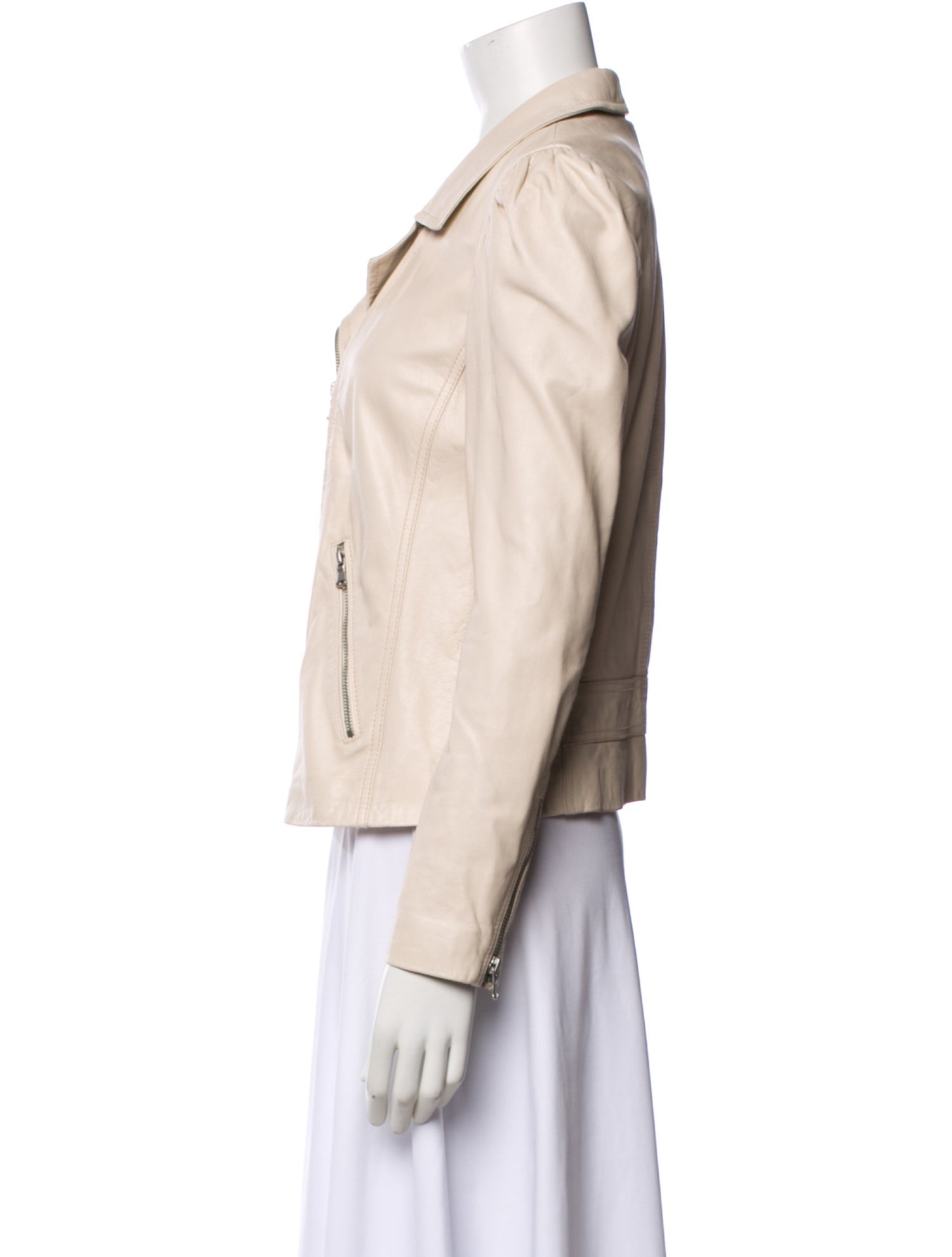 Rebecca Taylor Lamb Leather Biker Jacket