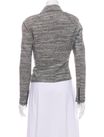 Rebecca Taylor Tweed Pattern Biker Jacket