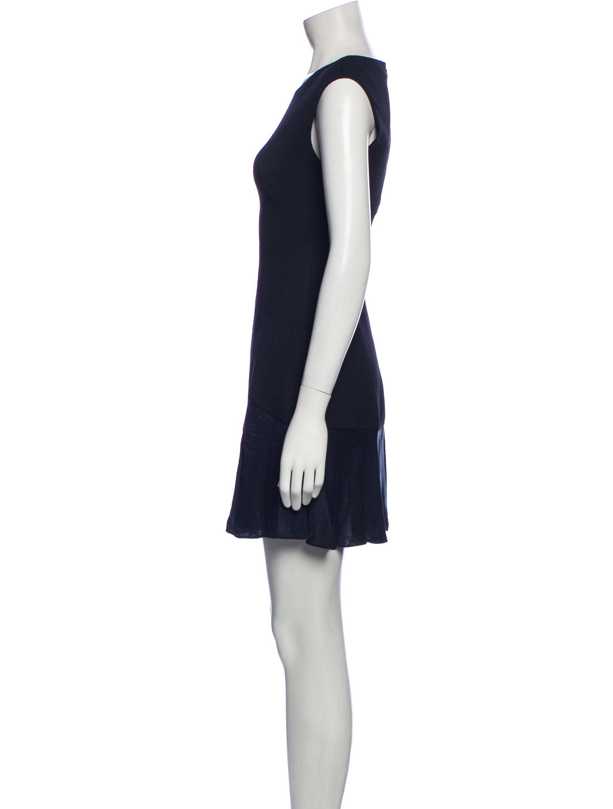 Rebecca Taylor Crew Neck Mini Dress