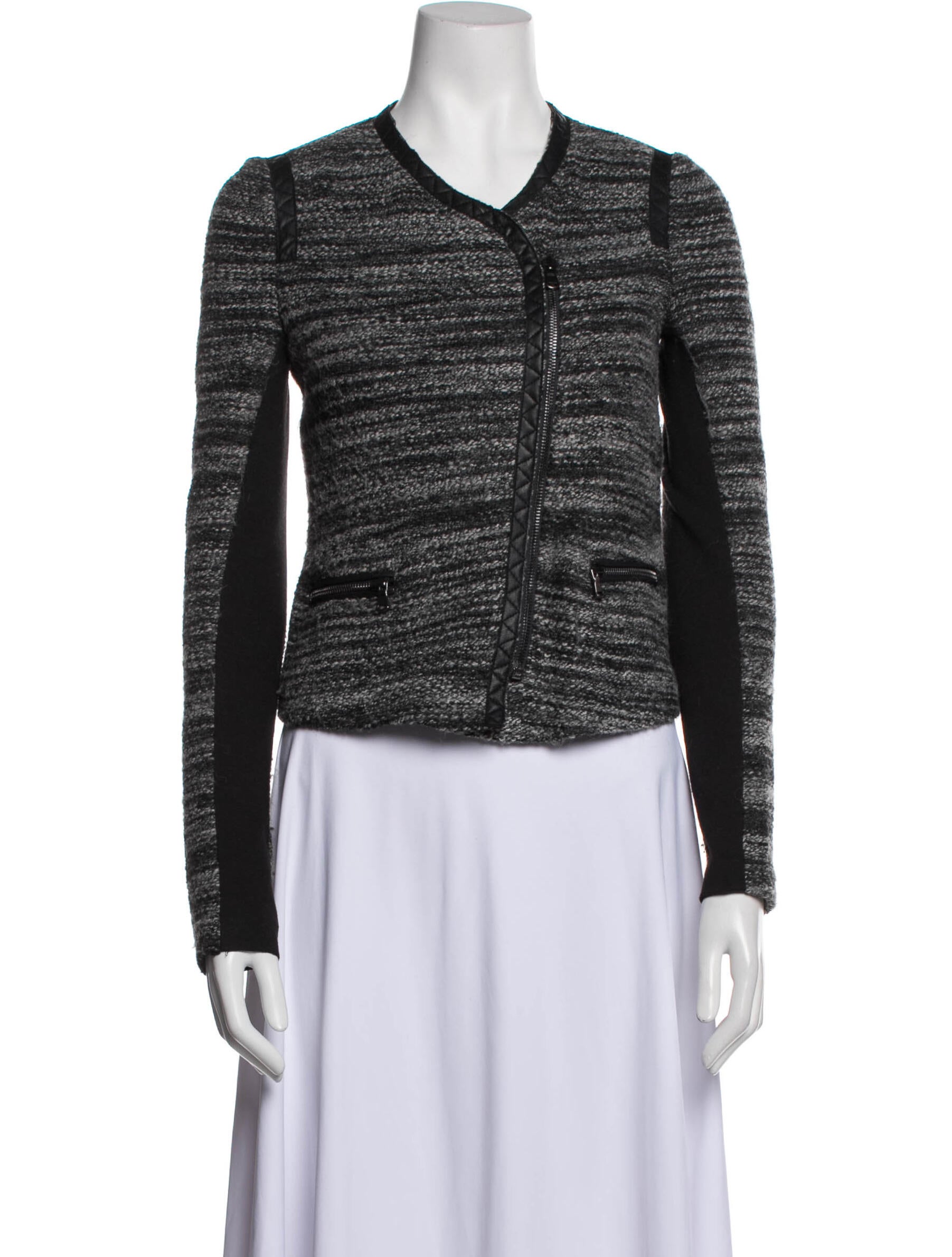 Rebecca Taylor Striped Evening Jacket