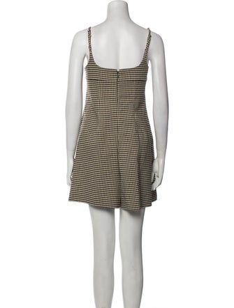 Rebecca Taylor Printed Square Neckline Romper