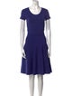 Rebecca Taylor Scoop Neck Knee-Length Dress