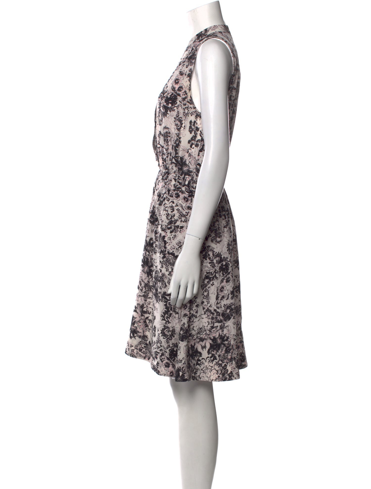 Rebecca Taylor Silk Knee-Length Dress