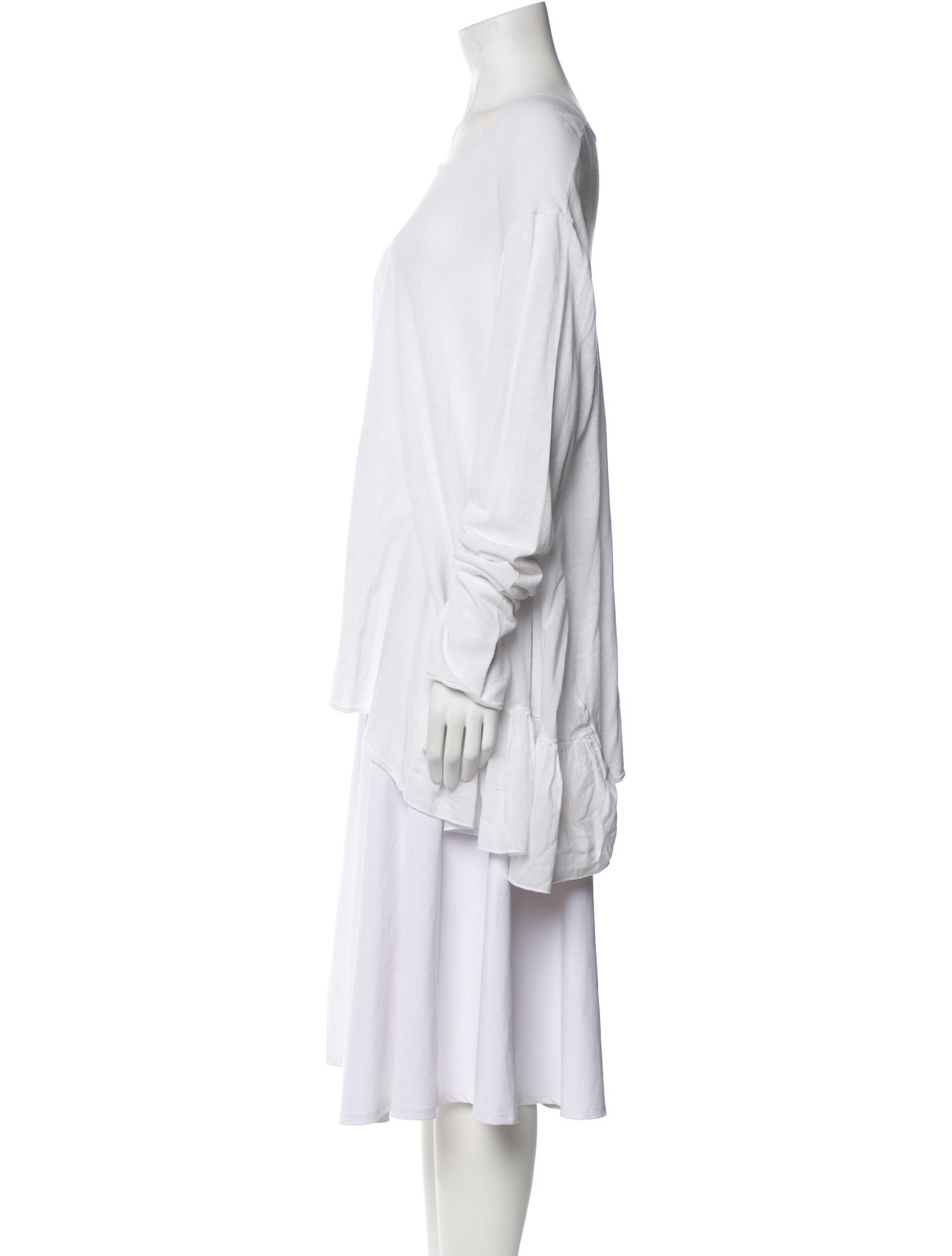 Rundholz Black Label Scoop Neck Long Sleeve Tunic