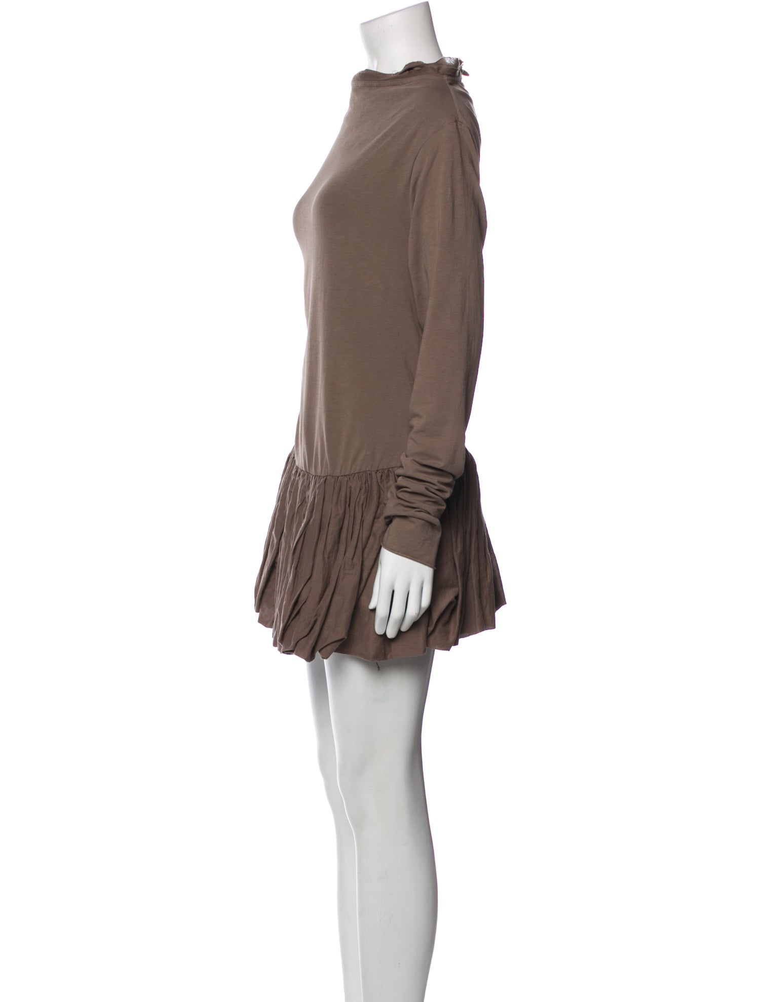 Rundholz Black Label Bateau Neckline Mini Dress