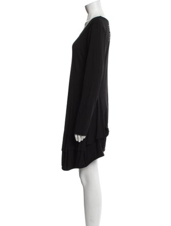 Rundholz Black Label Scoop Neck Mini Dress