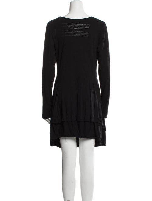 Rundholz Black Label Scoop Neck Mini Dress