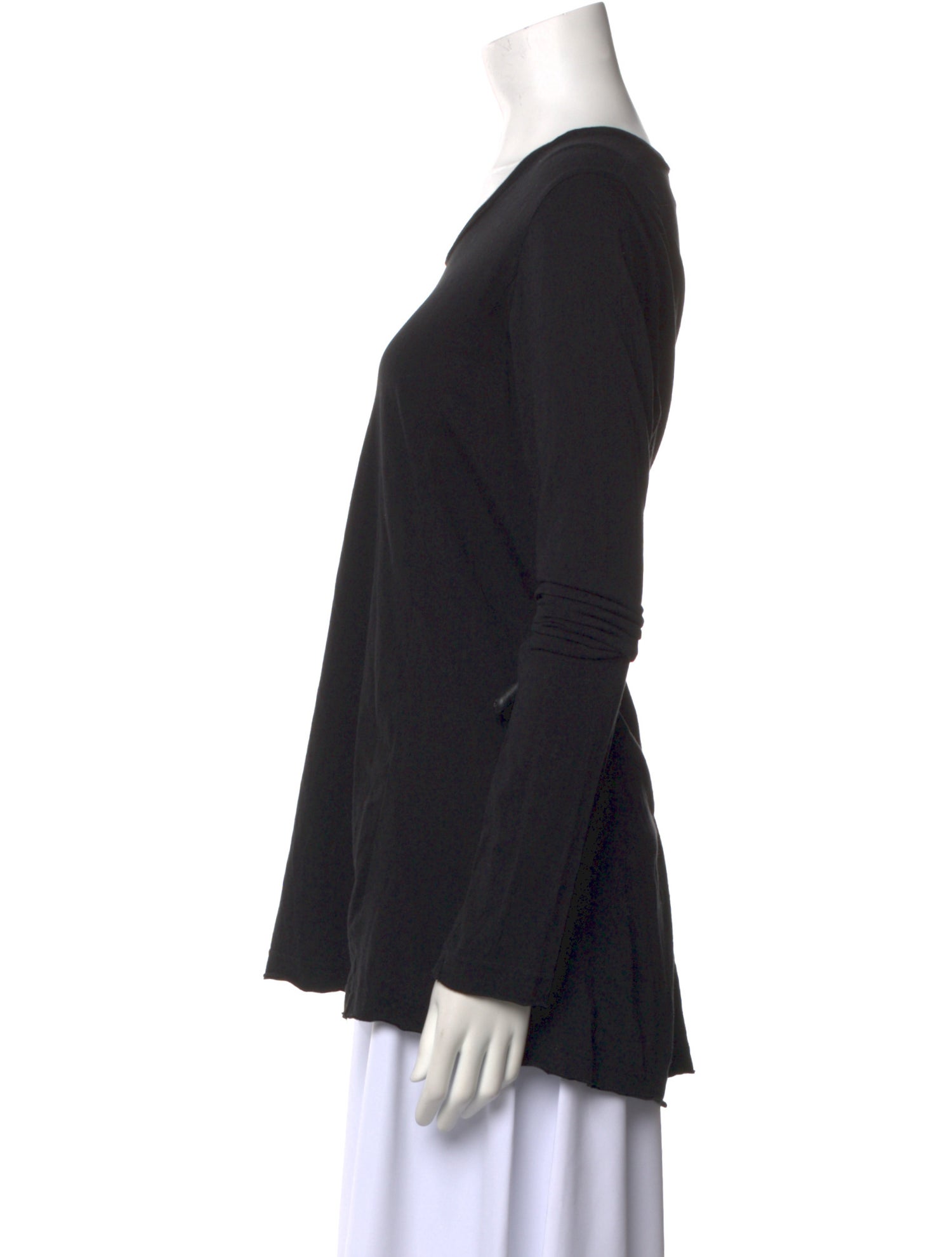 Rundholz Black Label Scoop Neck Long Sleeve T-Shirt