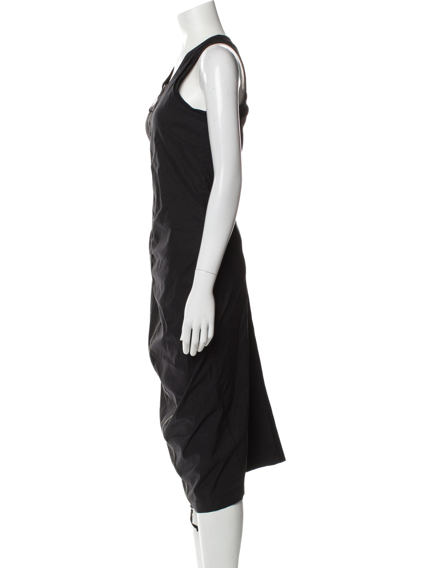 Rundholz Black Label Scoop Neck Midi Length Dress